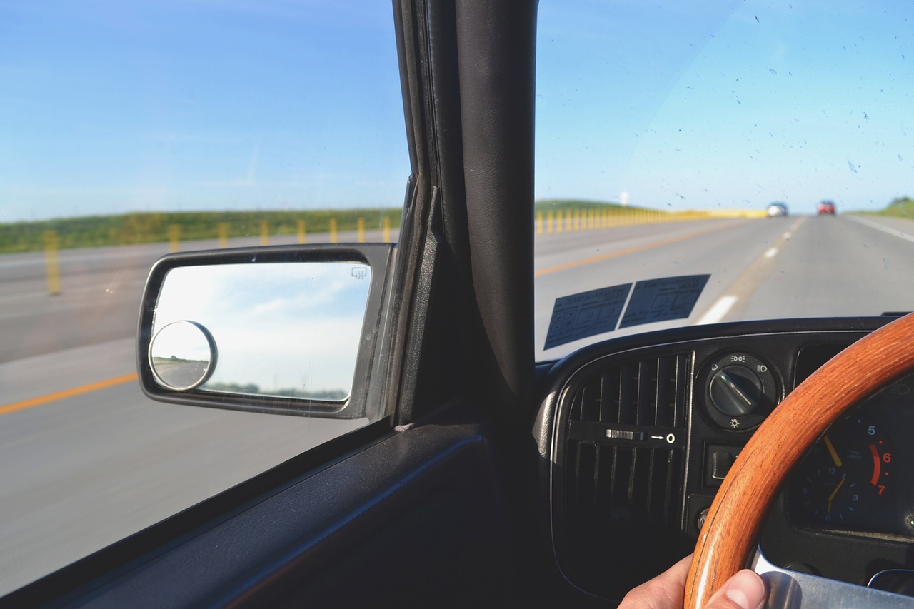 on the road